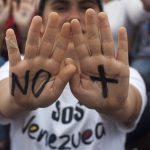 MEXICO-VENEZUELA-PROTEST