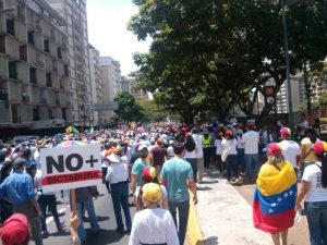 Protesta oposición