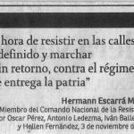 Hermann Escarrá cita