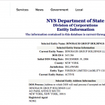 registro NY Dinosaur Group