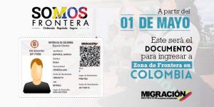 Venezolanos que transitan por zona de frontera deberán tramitar ya tarjeta de movilidad fronteriza