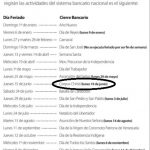 Dias bancarios 2017