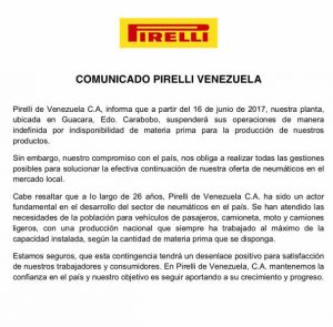 pirelli