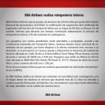 COMUNICADO SBA – 30.01.18