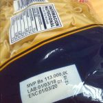 Precio nuevo kilo de pasta 5.03.18