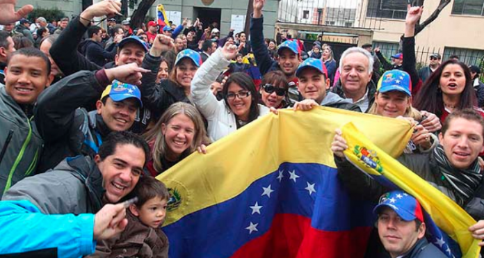venezolanos en chile