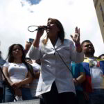 Los médicos igualmente expresaron su sentir en la voz de Hilda Rubí