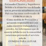 Aviso restaurantes