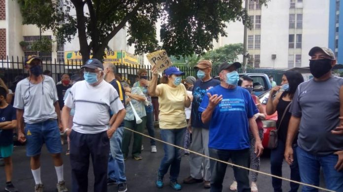 protesta por escasez de agua