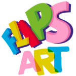 logo flips art 26,8cm X 27cm