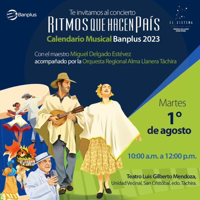 Concierto Ritmos que hacen país - Calendario Musical 2023 de Banplus