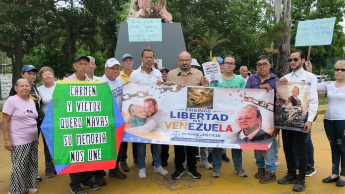 Protesta-homenaje Carmen Navas - Victor Quero