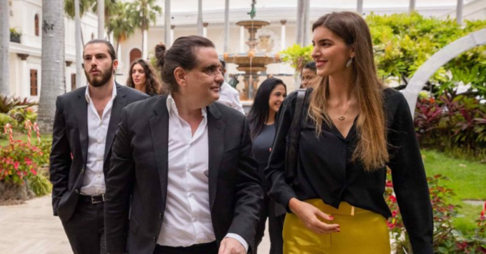 Camila Fabri y Alex Saab