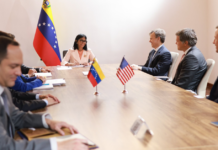 Delcy Rodríguez se reunió con delegación de EE. UU. de departamentos de energía Delcy Rodríguez y delegación de EEUU