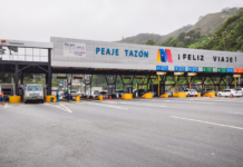 Peaje de Tazón moviliza más de 900.000 conductores al mes Peaje Tazón