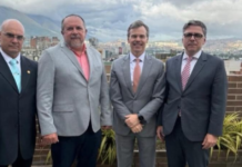 John Barrett se reunió con presidentes de Fedecámaras, Conindustria y Consecomercio John Barrett y Conindustria